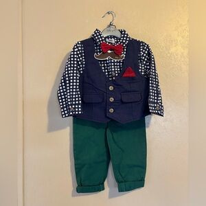 NWT Little Gent toddler boys Dapper suit set sz 18m